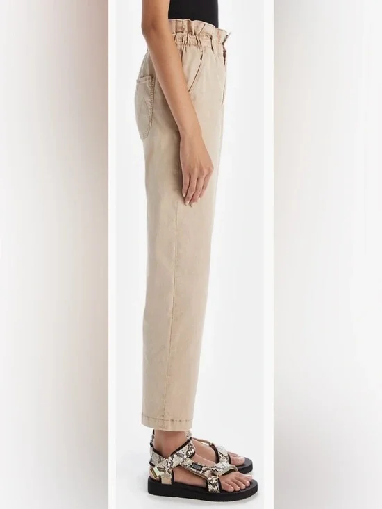 MOTHER The Yoyo Ruffle Greaser High Waisted Ankle Jeans, size 27 - Picture 2 of 13